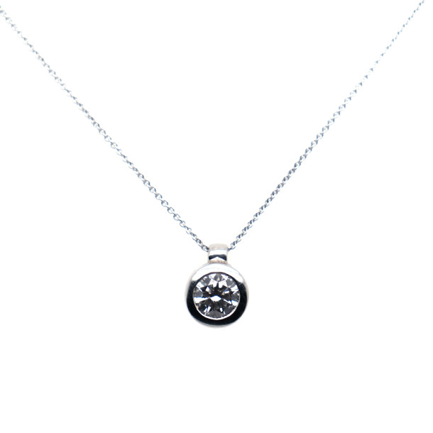         Platin, Halsschmuck, Juwelier Michels SPARKLING Anhänger 0,75 Karat Platin