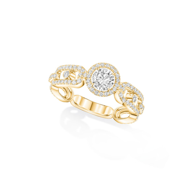         Gelbgold, Ringe, Messika Move Link Solitär Ring