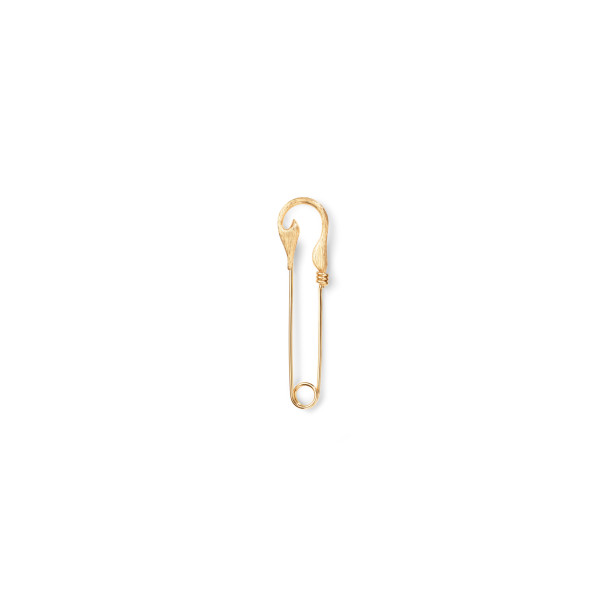         Gelbgold, Accessoires/Sonstiges, Ole Lynggaard Copenhagen Under the Sea Fish Hook-Brosche klein