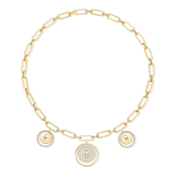         Gelbgold, Halsschmuck, Messika Lucky Move Charms Choker Kette
