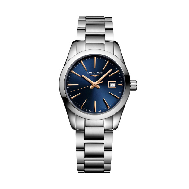         Damenuhr, Quarzwerk, Longines CONQUEST CLASSIC