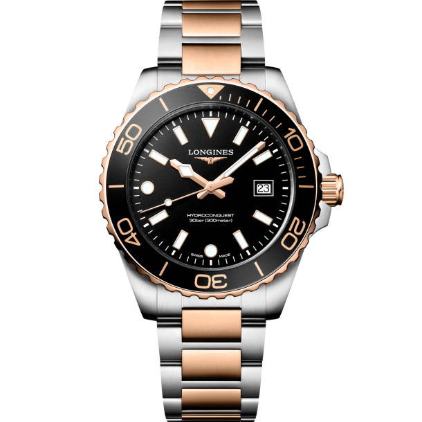         Damen- und Herrenuhr, Quarzwerk, Longines HYDROCONQUEST