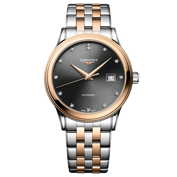         Damen- und Herrenuhr, Automatik, Longines FLAGSHIP CLASSIC
