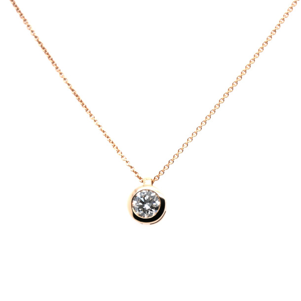         Roségold, Halsschmuck, Juwelier Michels SPARKLING Anhänger 0,75 Karat Roségold