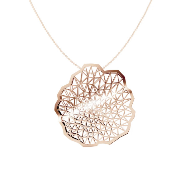         Roségold, Halsschmuck, Niessing Topia Vision Anhänger 
