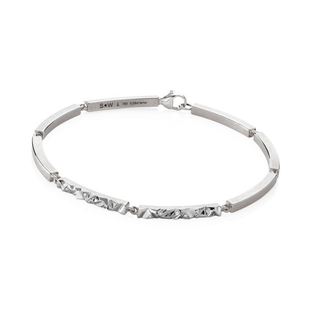         Weißgold, Armschmuck, Schmuckwerk Alpen Armband