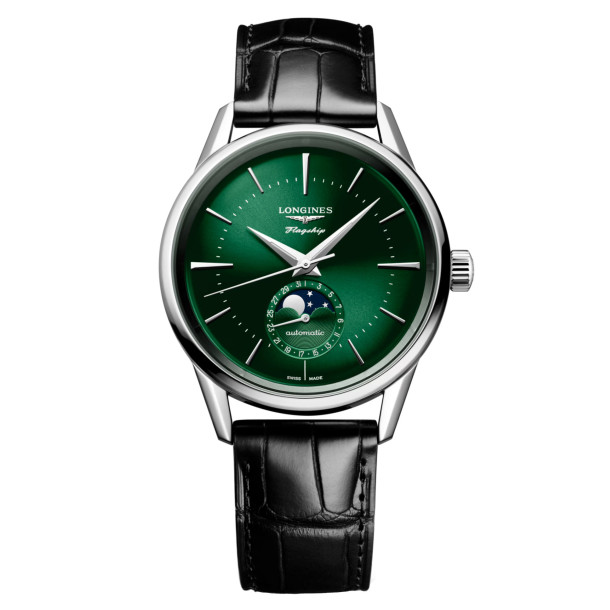         Herrenuhr, Automatik, Longines FLAGSHIP HERITAGE MOONPHASE