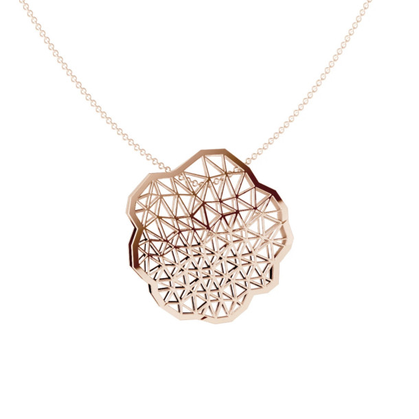         Roségold, Halsschmuck, Niessing Topia Vision Anhänger 