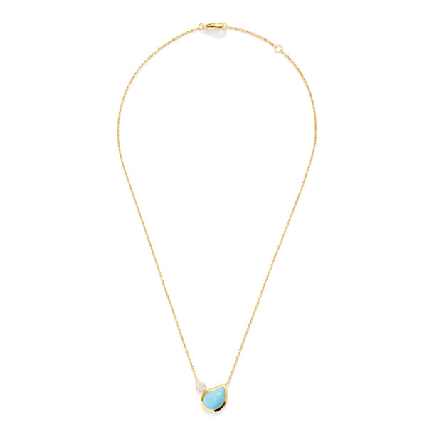         Gelbgold, Halsschmuck, Tamara Comolli SIGNATURE Halskette 2 Drops 