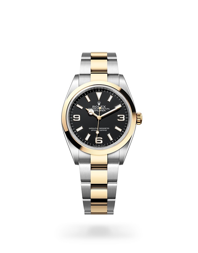Rolex Explorer in Edelstahl Oystersteel und Gold, M124273-0001  