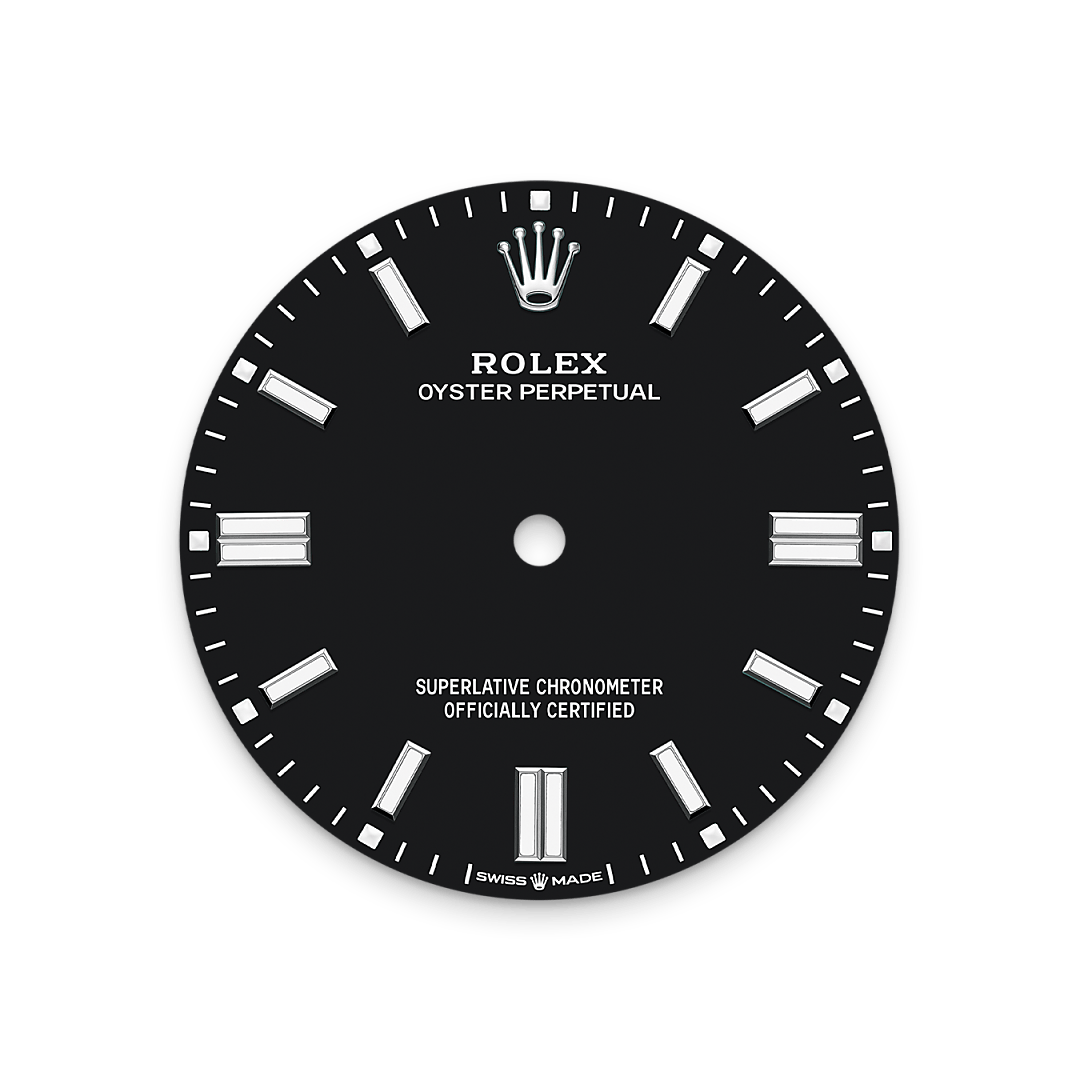 Schwarzes Zifferblatt