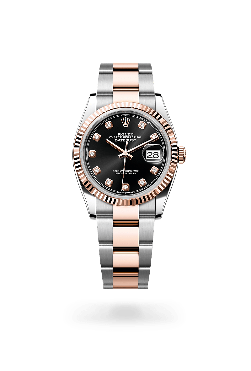 Rolex Datejust 36 Herrenuhr (M126231-0020) Oyster, 36 mm, Edelstahl Oystersteel und Everose-Gold