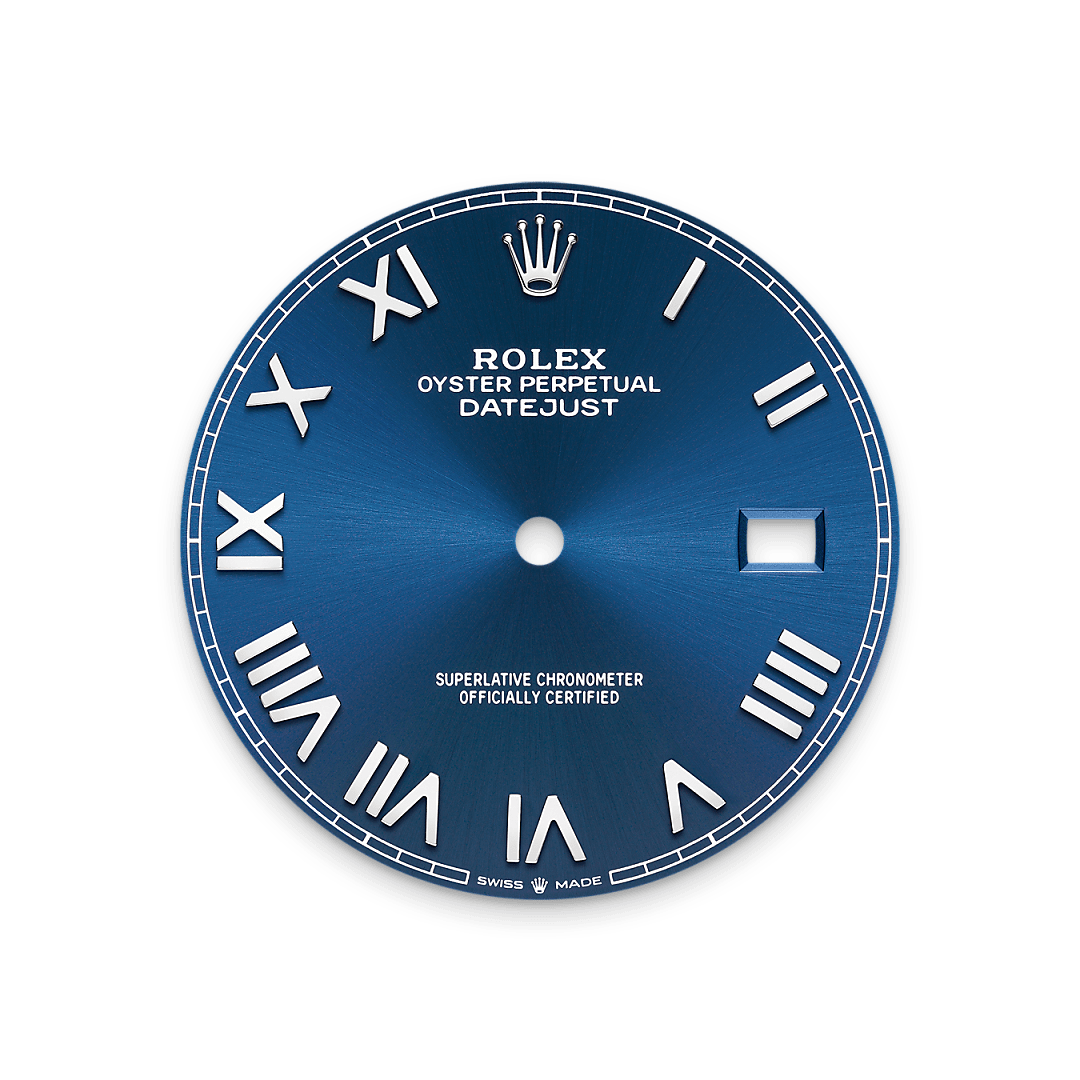 Strahlend blaues Zifferblatt