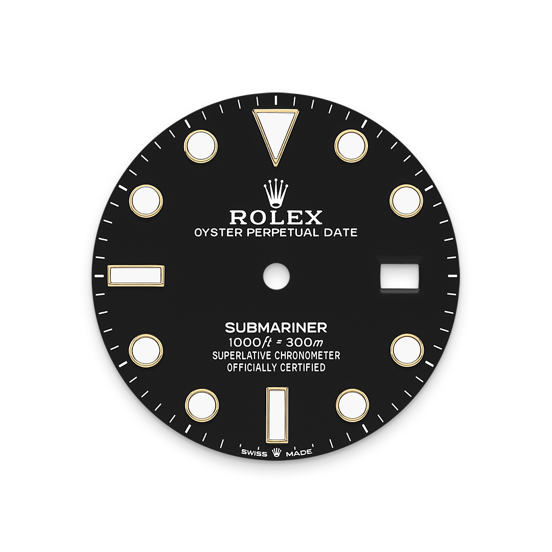 Schwarzes Zifferblatt