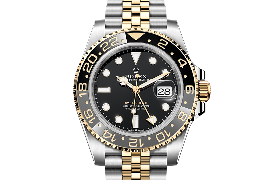 Rolex GMT‑Master II in Edelstahl Oystersteel und Gold, M126713GRNR 
