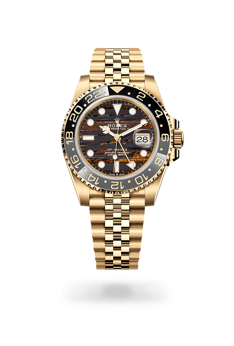 Rolex GMT-Master II M126718GRNR-0002 Herrenuhr - Oyster, 40 mm, Gelbgold 