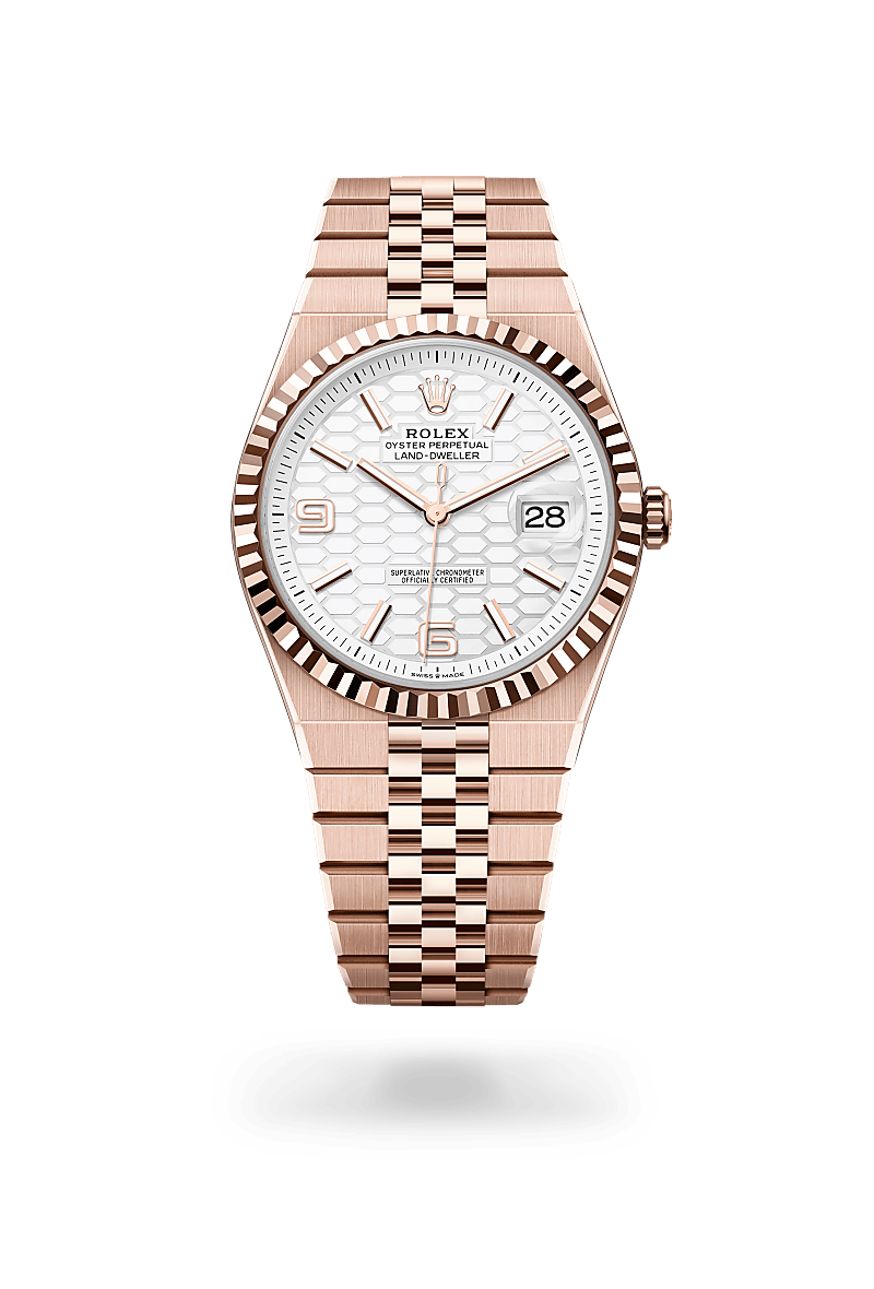 Rolex Land-Dweller 40 Herrenuhr (M127335-0001) Oyster, 40 mm, Everose-Gold
