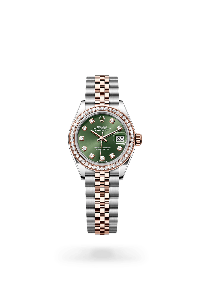 Rolex Lady-Datejust Herrenuhr (M279381RBR-0007) Oyster, 28 mm, Edelstahl Oystersteel und Everose-Gold mit Diamanten
