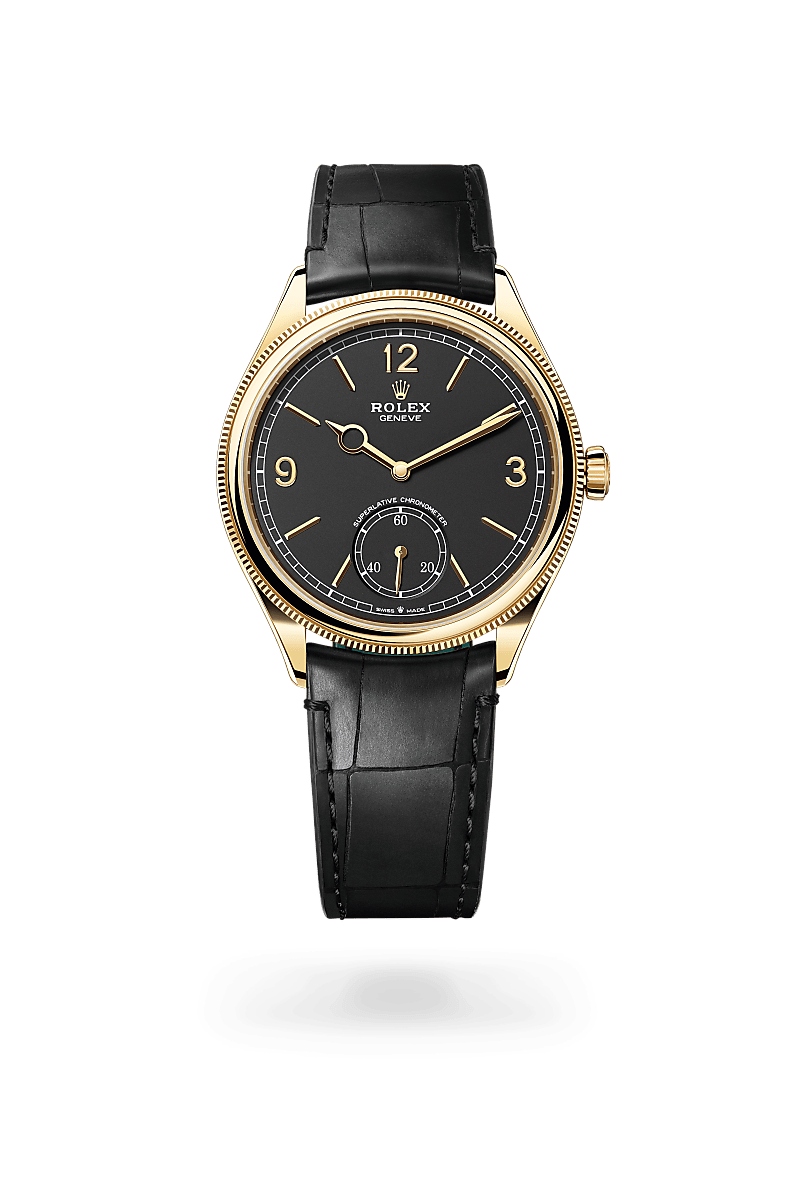 Rolex 1908 M52508-0002 Herrenuhr - 39 mm, 18 Karat Gelbgold, poliert 